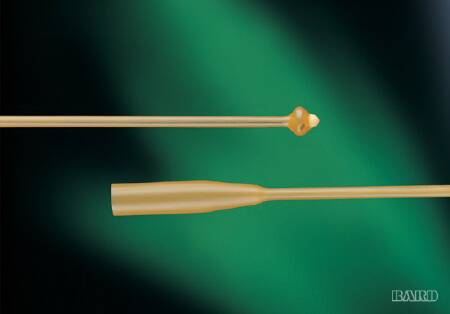 Picture of Nephrostomy Catheter Bard® Pezzer / 2-Eye Proportionate Head Tip Without Balloon 10 Fr. Latex064010