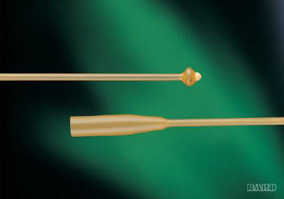 Picture of Nephrostomy Catheter Bard® Pezzer / 2-Eye Proportionate Head Tip Without Balloon 10 Fr. Latex064010