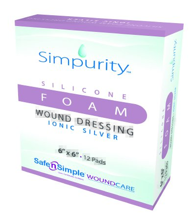 Picture of Silver Foam Dressing Simpurity™ 6 X 6 Inch Square SterileSNS74466