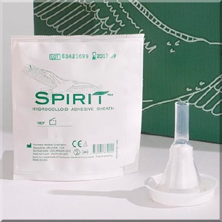 Picture of Male External Catheter Spirit™2 Self-Adhesive Band Hydrocolloid Silicone Small37301