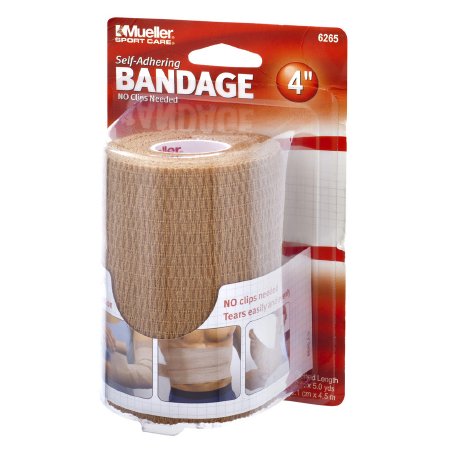 Picture of Cohesive Bandage Mueller® 4 Inch X 5 Yard Standard Compression Self-adherent Closure Beige NonSterile6265