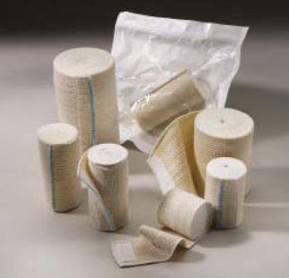 Picture of Elastic Bandage Honeycomb® / X-Ten™ 4 X 550 Inch Standard Compression Double Hook and Loop Closure Beige NonSterile593-94LF