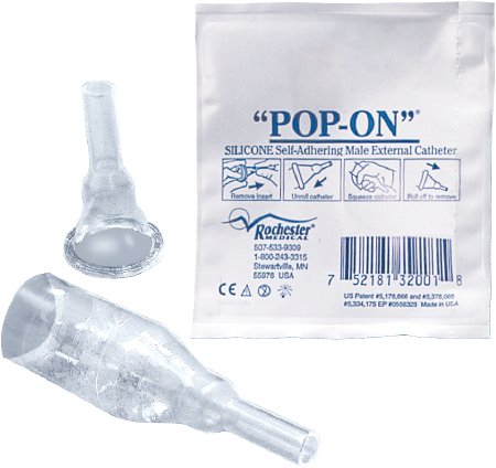 Picture of Male External Catheter Pop-On® Adhesive Band Silicone Medium32303