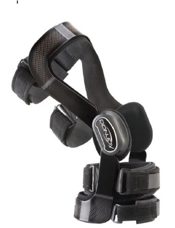 Picture of Knee Brace DonJoy® FullForce™ CI X-Large D-Ring / Hook and Loop Strap Closure 23-1/2 to 26-1/2 Inch Thigh Circumference / 17 to 19 Inch Knee Center Circumference / 18 to 20 Inch Calf Circumference Standard Calf Length Left Knee11-0265-5