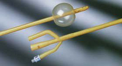 Picture of Foley Catheter Bardex® 3-Way Standard Tip 30 cc Balloon 18 Fr. Latex0167V18S