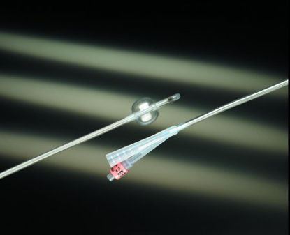 Picture of Indwelling Catheter Tray Lubri-Sil® I.C. Foley 14 Fr. 5 cc Balloon Antimicrobial Coated Silicone300414A