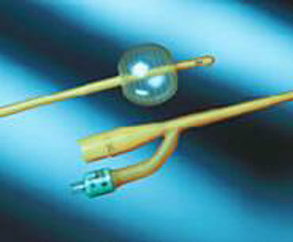 Picture of Foley Catheter Bardex® Lubricath® 2-Way Standard Tip 5 cc Balloon 16 Fr. Hydrophilic Polymer Coated Latex0169L16