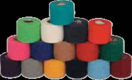 Picture of Cohesive Bandage Powerflex® 2 Inch X 6 Yard 23 lbs. Tensile Strength Self-adherent Closure Red NonSterile3720RD