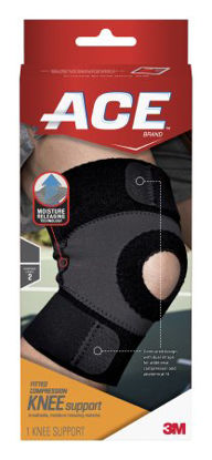 Picture of Knee Support 3M™ Ace™ Moisture Control Large Pull-On / Hook and Loop Strap Closure 17 to 19 Inch Knee Circumference Left or Right Knee209603