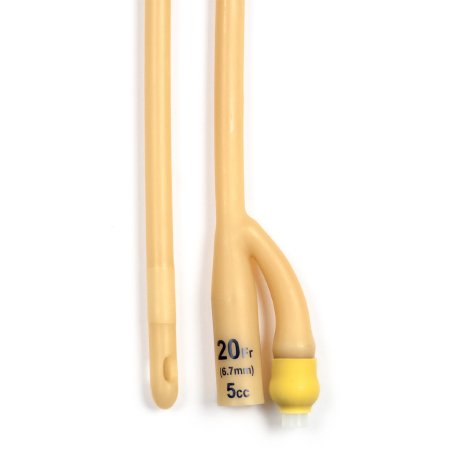 Picture of Foley Catheter 2-Way Standard Tip 5 cc Balloon 20 Fr. Silicone Coated Latex4940