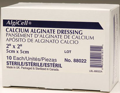 Picture of Calcium Alginate Dressing Algicell® 4 X 8 Inch Rectangle Calcium Alginate Sterile88048