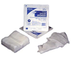 Picture of Gauze Sponge Dukal™ Cotton 12-Ply 3 X 3 Inch Square NonSterile3312H