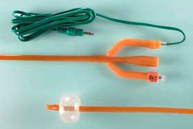 Picture of Temperature-Sensing Foley Catheter 2-Way Standard Tip 5 cc Balloon 18 Fr. Silicone119218M