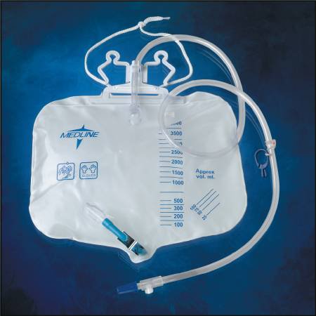 Picture of Urinary Drain Bag Medline® Anti-Reflux Valve OR Sterile 4000 mLDYND15405