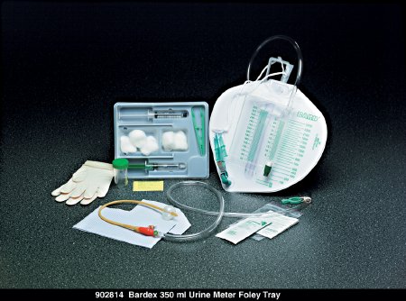 Picture of Indwelling Catheter Tray Bardex® Foley 14 Fr. 5 cc Balloon Latex902814