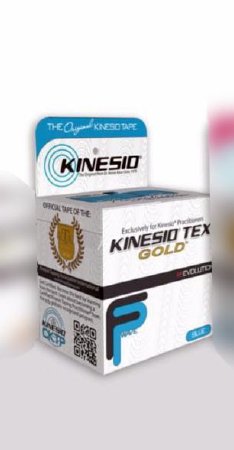 Picture of Kinesiology Tape Kinesio® Tex Gold™ FP Water Resistant Cotton 2 Inch X 34 Yard Blue NonSterile081605153