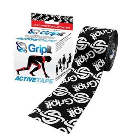 Picture of Elastic Tape Gripit ACTIVETAPE Multi-directional Stretch Cotton / Nylon 2 Inch X 5-1/2 Yard Black NonSterile24-0163