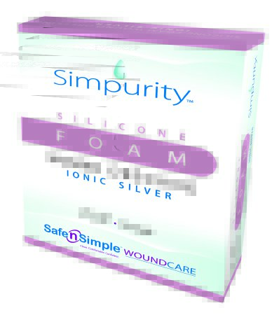 Picture of Silver Foam Dressing Simpurity™ 7 X 7 Inch Square SterileSNS7447