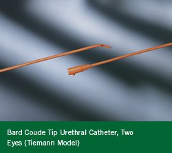 Picture of Urethral Catheter Bard® Coude Tip Red Rubber 10 Fr. 16 Inch120610