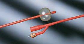 Picture of Foley Catheter Bardex® Lubricath® 2-Way Round Tip 5 cc Balloon 26 Fr. Hydrophilic Polymer Coated Latex0113L26