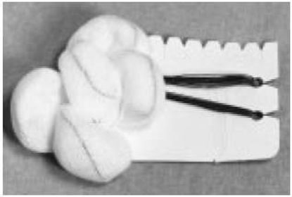 Picture of Surgical Tonsil Sponge X-Ray Detectable Cotton / Gauze 5 Count Pack Sterile200340