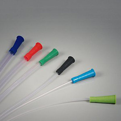 Picture of Urethral Catheter Dynarex® Straight Tip Uncoated PVC 14 Fr. 16 Inch4984