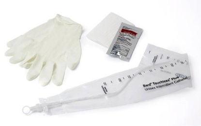 Picture of Intermittent Catheter Kit Touchless® Plus Closed System / Unisex 14 Fr. Without Balloon Red Rubber4A6044