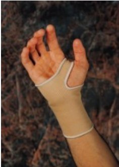 Picture of Wrist Support Cotton / Elastic Left or Right Hand Beige Large1361 BEI LG