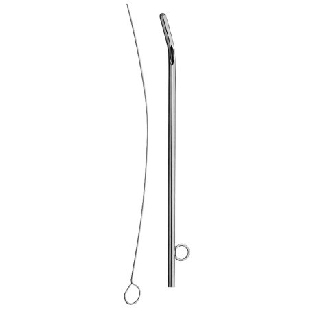 Picture of Urethral Catheter V. Mueller Standard Tip Silver Material 14 Fr. 6 InchGU4232