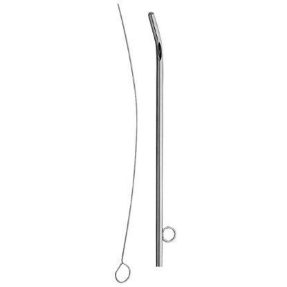 Picture of Urethral Catheter V. Mueller Standard Tip Silver Material 14 Fr. 6 InchGU4232