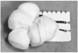 Picture of Surgical Tonsil Sponge X-Ray Detectable Cotton / Gauze 5 Count Pack Sterile200335