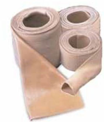 Picture of Impregnated Elastic Tubular Support Bandage Silipos® 5 Inch X 10 Foot Standard Compression Pull On Tan NonSterile10945