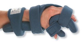 Picture of Resting Hand Splint SoftPro™ Functional Fabric Right Hand Blue Large52377/NA/NA/RL