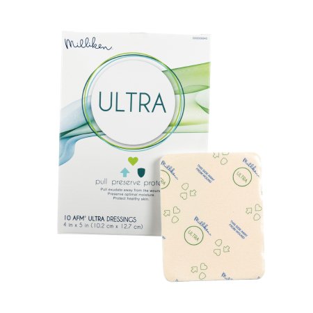 Picture of Foam Dressing ULTRA 4 X 5 Inch Rectangle Non-Adhesive without Border Sterile3000006840