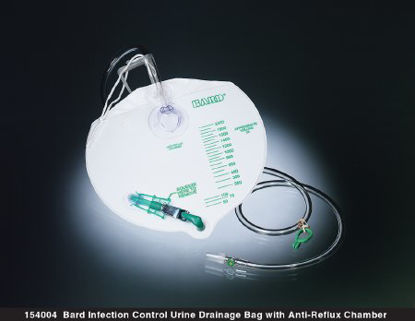Picture of Urinary Drain Bag Bard® Anti-Reflux Valve Sterile 2000 mL Vinyl154003