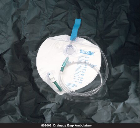 Picture of Urinary Drain Bag Bardia® Closed System Anti-Reflux Valve Sterile 2000 mL Vinyl802002