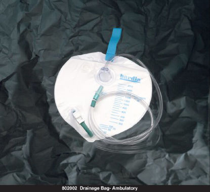 Picture of Urinary Drain Bag Bardia® Closed System Anti-Reflux Valve Sterile 2000 mL Vinyl802002