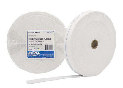 Picture of Wound Packing X-Ray Detectable Cotton Non-impregnated 1/2 Inch X 100 Yard 10 Count NonSterile9902X