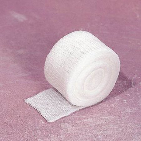 Picture of Compression Bandage Rolyan® 1 Inch X 4-1/10 Yard Standard Compression Pull On White NonSterile927734