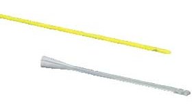 Picture of Urethral Catheter Hydrosil Discreet® Straight Tip Hydrophilic Coated Silicone 14 Fr. 6 Inch61614