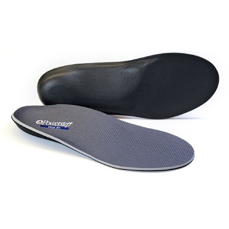 Picture of Powerstep® Wide Fit Orthotic Insert Full Length Size F Polypropylene / Polyester / VCT® Foam / Shore A 40 EVA Gray Male 9 to 9-1/2 / Female 11 to 11-1/25017-01F