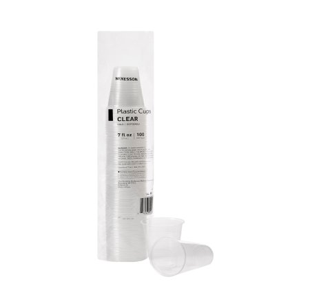 Picture of Drinking Cup McKesson 7 oz. Clear Polypropylene Disposable16-PDC7