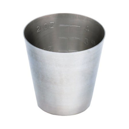 Picture of Graduated Medicine Cup McKesson Argent™ 2 oz. Silver Stainless Steel Reusable43-1-015