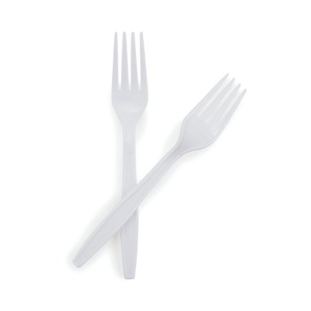 Picture of Fork McKesson Heavy Weight White Polypropylene16-9000