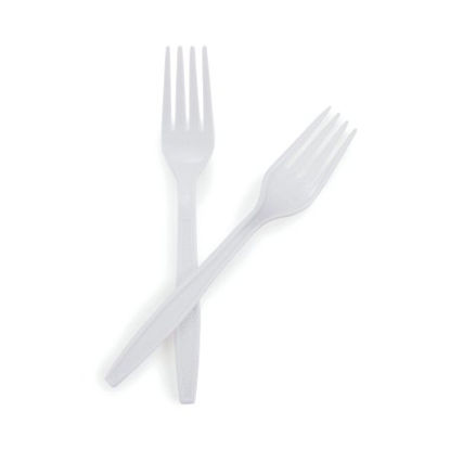 Picture of Fork McKesson Heavy Weight White Polypropylene16-9000