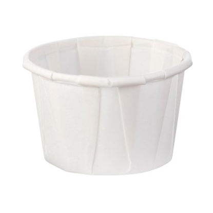 Picture of Souffle Cup Solo® 1 oz. White Paper Disposable100-2050