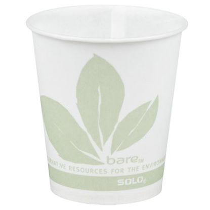 Picture of Drinking Cup Bare® Eco-Forward® 5 oz. Leaf Print Wax Coated Paper DisposableR53BB-JD110