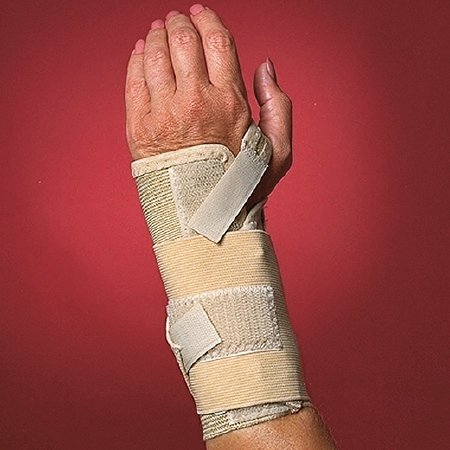 Picture of Wrist Support with Tension Strap Elastic / Plastic Left Hand Beige Small1374 BEI SML