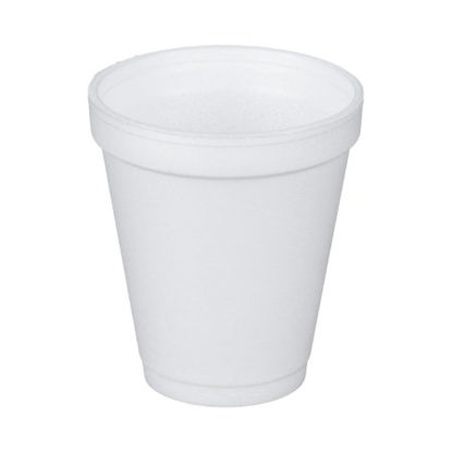 Picture of Drinking Cup Dart® 6 oz. White Styrofoam Disposable6J6