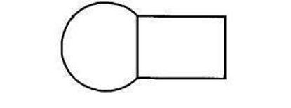 Picture of K-Wires Orthopedic Pin Protector MicroAire® Blue, 0.35 Inch Wire Diameter1601-035